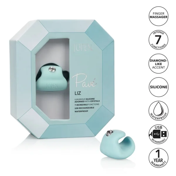 Jopen Pave Liz Rechargeable Silicone Finger Vibrator