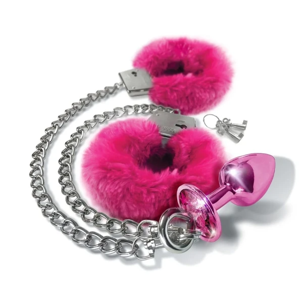 Nixie Metal Butt Plug Cuff Set