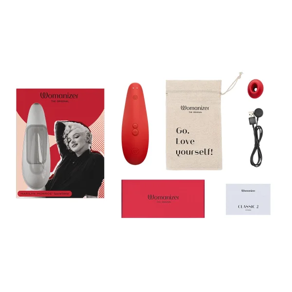 Womanizer Marilyn Monroe Special Edition Pleasure Air Clitoral Stimulator - Mint