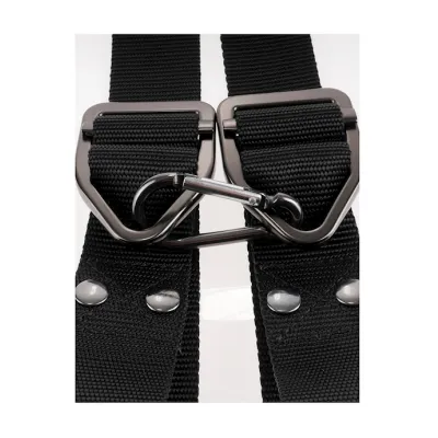 Sir Richards Command Bondage Door Cuffs Black