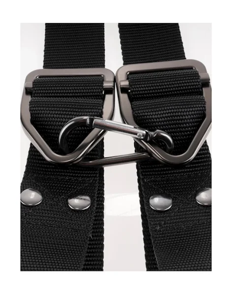 Sir Richards Command Bondage Door Cuffs - Black