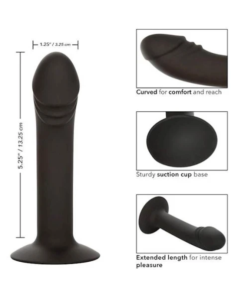 Silicone Curved Anal Stud