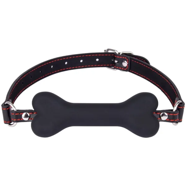 Bondara Bone Me Faux Leather and Silicone Bit Gag