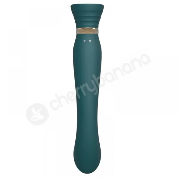 Zalo Queen Jewel Green G-spot Pulse Wave Vibrator