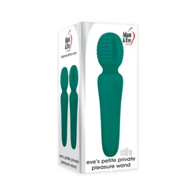 A e Eve s Petite Private Pleasure Wand Silicon Rechargeable Green