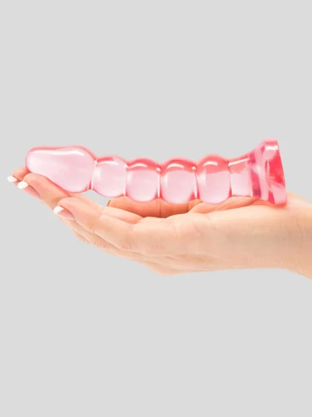 Doc Johnson Crystal Jellies Ribbed Anal Starter Dildo 5 Inch