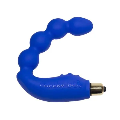 Cheeky Boy P spot Vibrator Blue 4 8 Inch