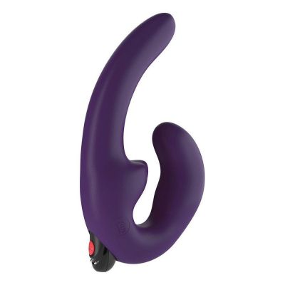Fun Factory Sharevibe Strap On Dildo Vibrator Violet