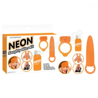 Neon Luv Touch Neon Naughty Nites Kit Orange