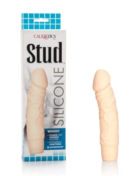Silicone Stud Woody - Flesh - 6 Inch