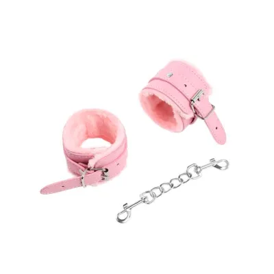 First Class Fur Cuffs Pink