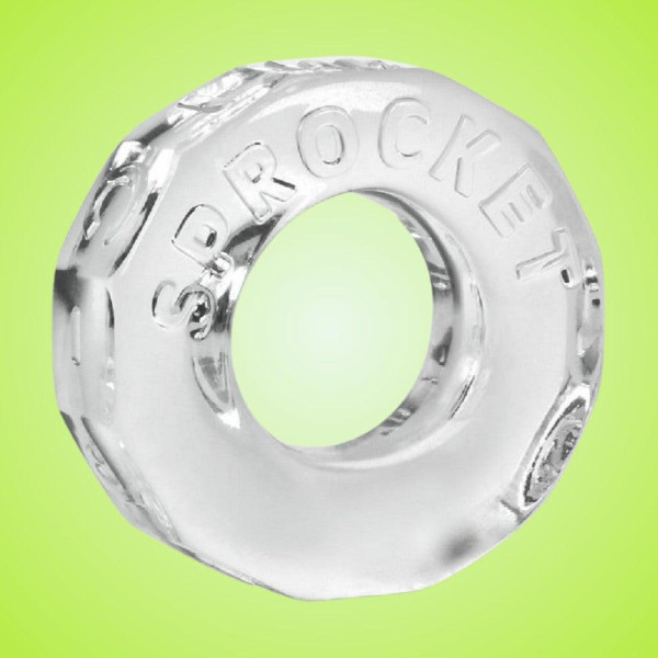 Atomic Jock 'Sprocket' Cock Ring - Clear
