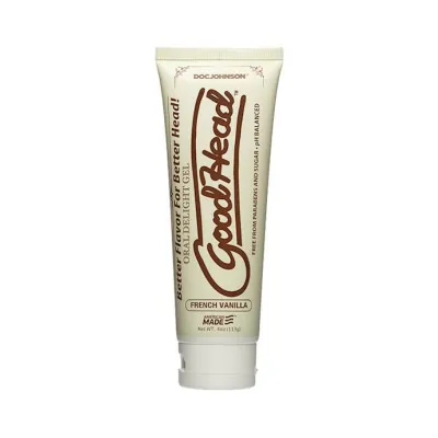 Goodhead Oral Delight Gel 4oz Tube Boxed Cotton Candy French Vanilla 4fl oz 118ml