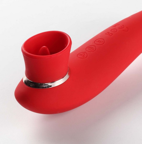 Maia Destiny Suction Vibrator with Moving Tongue