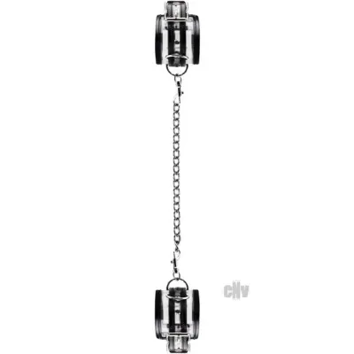 Bad Romance Translucent Handcuffs Black Stripes
