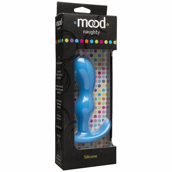 Mood Naughty 2 X-Large Silicone Butt Plug by Doc Johnson - Blue — image 7 of 7