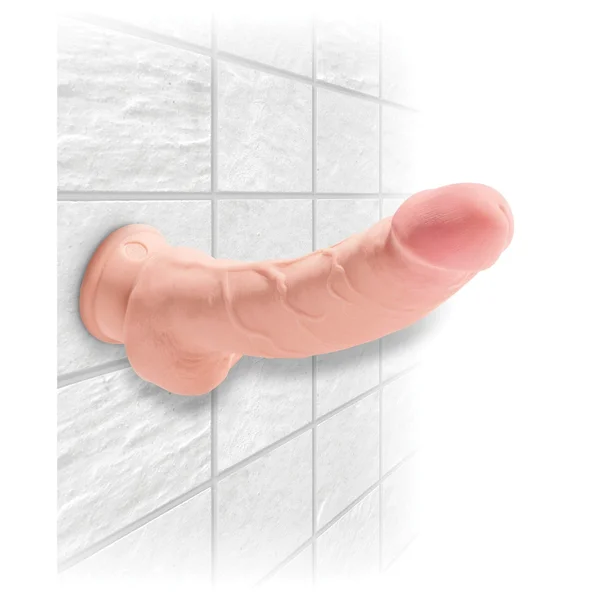 King Cock Plus 8" Triple Density Cock With Balls & Suction Cup Base - Vanilla — image 20 of 21