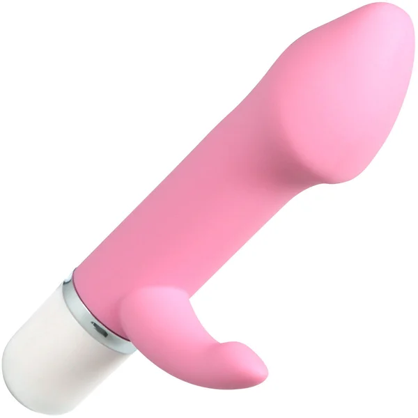 Eva Mini Vibe by VeDO - Rabbit Style, Silicone Vibrator - Make Me Blush Pink — image 8 of 8