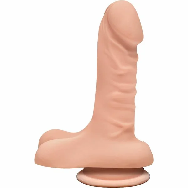 The D - Super D 6" Suction Cup Dildo by Doc Johnson - Vanilla — image 14 of 15
