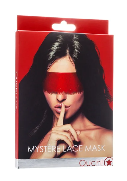 Mystere Lace Mask (Red) — image 16 of 16