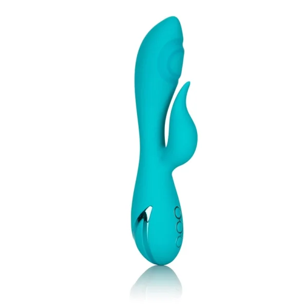 California Dreaming Santa Monica Starlet Rabbit Style Pulsing Silicone Vibrator by CalExotics