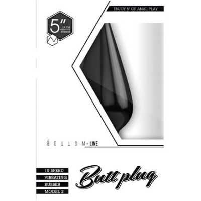 Bottom Line 5 Butt Plug Model 2 Rubber