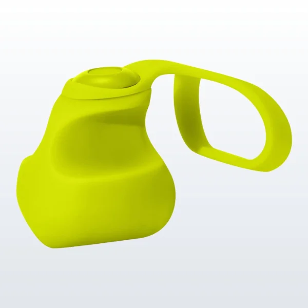 Fin Silicone Rechargeable Finger Vibrator by Dame - Citrus