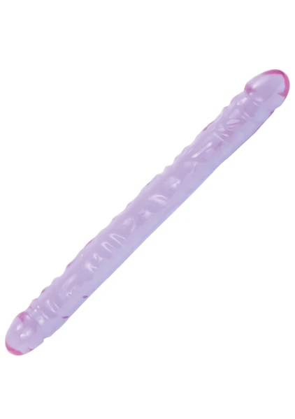 Crystal Jellies 18 Inch Double Dong - Purple
