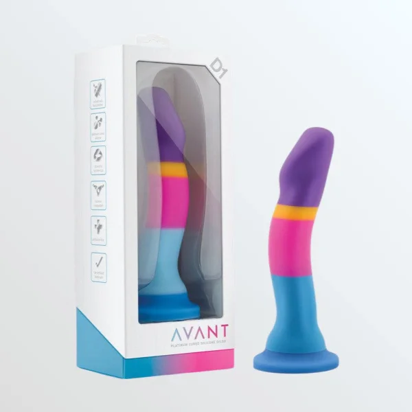Avant D1 Hot 'N' Cool G-Spot Silicone Dildo