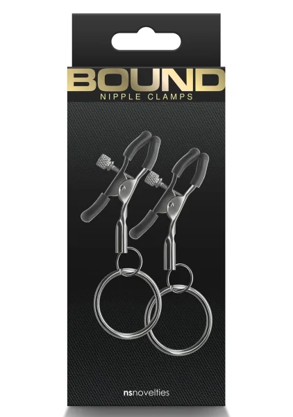 Bound Adjustable C2 Nipple Clamps By NS Novelties - Gunmetal