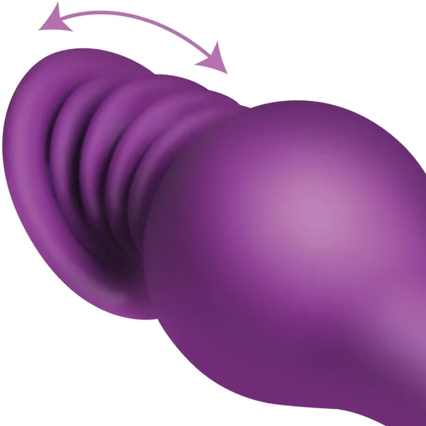 INMI Sex Shaker Shaking Silicone Rechargeable Stimulator - Purple