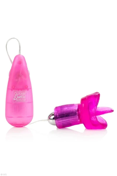 California Exotic Kisser Remote Controlled 3.5" Mouth Clitoral Stimulator with Tongue