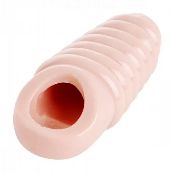 Really Ample Ribbed Penis Enhancer Sheath Beige — image 6 of 6
