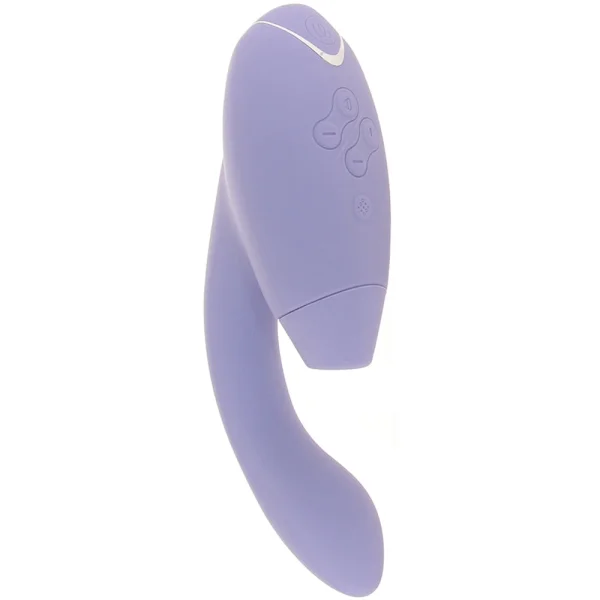 Womanizer DUO 2 Silicone Pleasure Air Clitoral & G-Spot Stimulator - Lilac