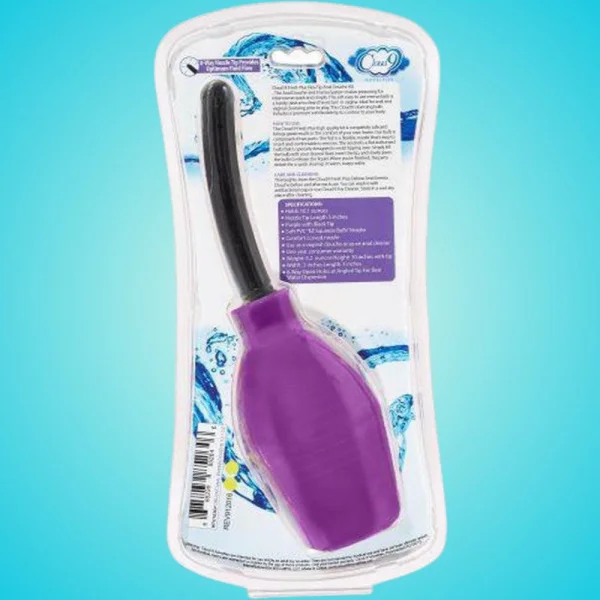 Cloud 9 Fresh + Deluxe Anal Soft Tip Enema Douche with Squeeze Bulb 10.1oz