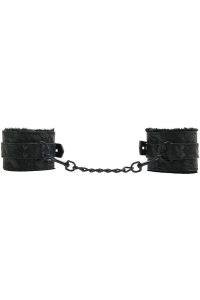 Sincerely Lace Fur Lined Hand Cuffs by Sportsheets
