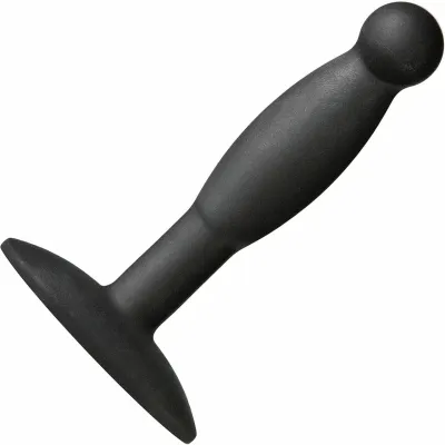 Platinum Premium Silicone The Mini s Smooth Small Butt Plug Black