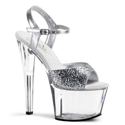 SKY 310 7 Stiletto Heel Ankle Strap PF Sandal