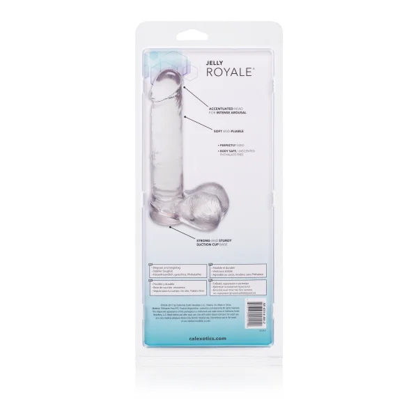 Jelly Royale 7.25 Inch Dong Clear — image 9 of 21