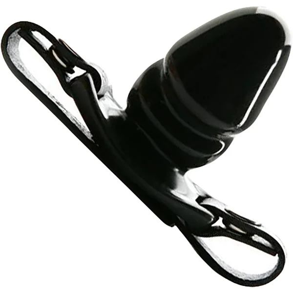 Silicone Fantasy Gag By Tantus - Onyx — image 4 of 6