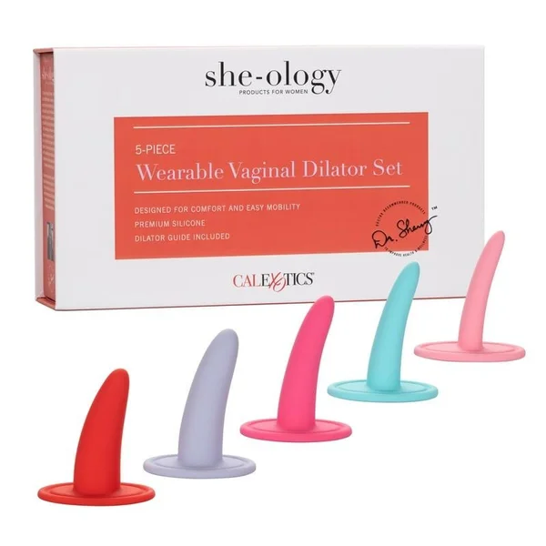 She-ology 5-Piece Wearable Vaginal Silicone Dilator Set by CalExotics — image 14 of 19
