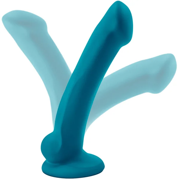 Temptasia Reina Silicone Dildo by Blush Novelties - Teal — image 12 of 14