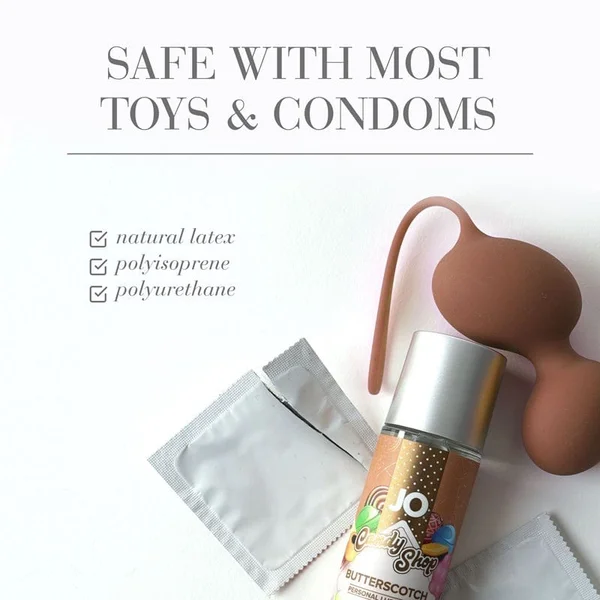 JO H2O Candy Shop Butterscotch Flavored Water Based Personal Lubricant 2 fl oz — image 8 of 10