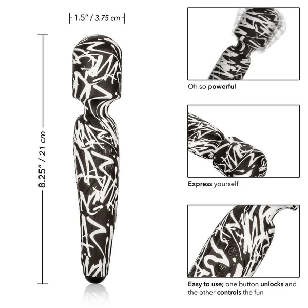 Hype Massager Rechargeable Silicone Wand Style Vibrator By CalExotics — image 14 of 15
