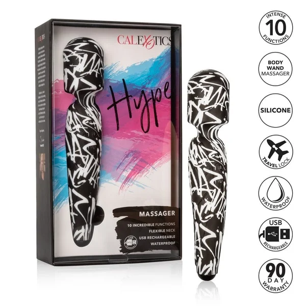 Hype Massager Rechargeable Silicone Wand Style Vibrator By CalExotics — image 15 of 15