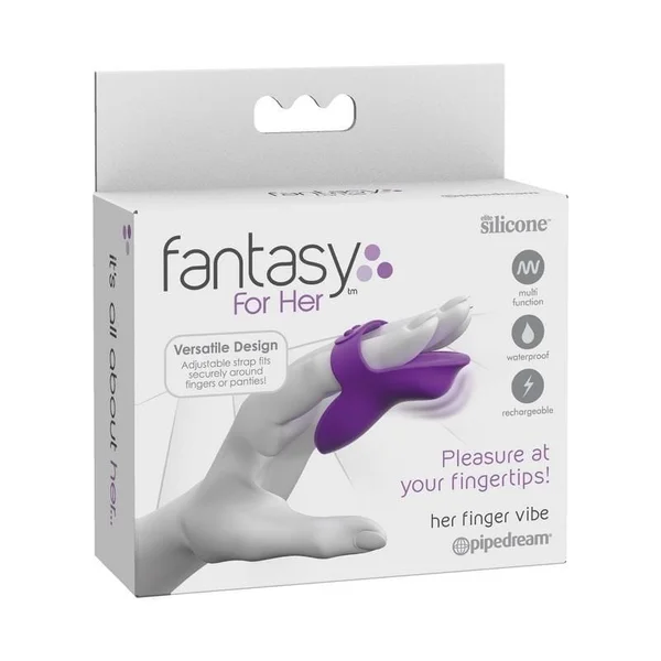Fantasy For Her - Her Finger Vibe Wearable Silicone Waterproof Vibrator — image 11 of 14