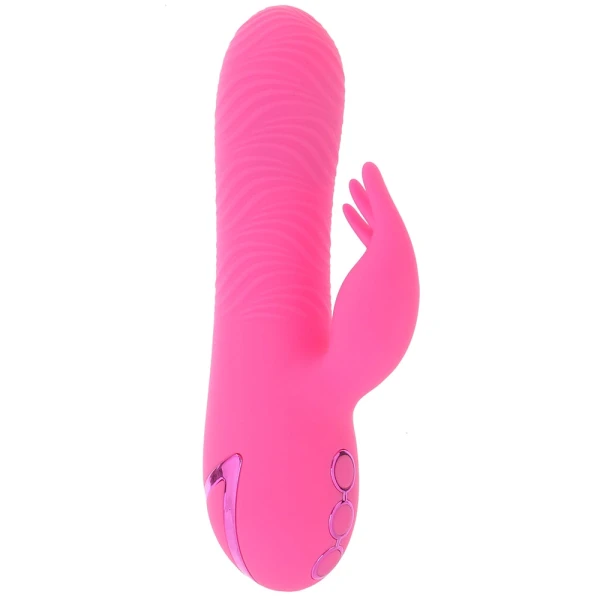 California Dreaming Sacramento Sweetie Dual Stimulation Vibrator With Rotating Beaded Shaft By CalExotics