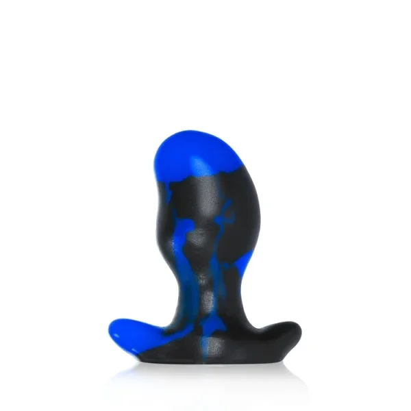 Oxballs Ergo Small Silicone Butt Plug - Blue Swirl — image 5 of 6