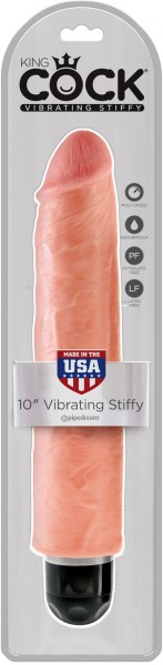 10" Vibrating Stiffy Cock