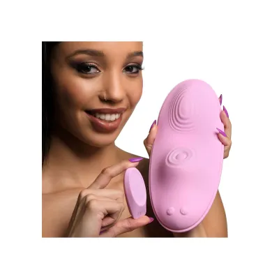 The Pulse Slider 28X Pulsing Vibrating Silicone Pad W Remote
